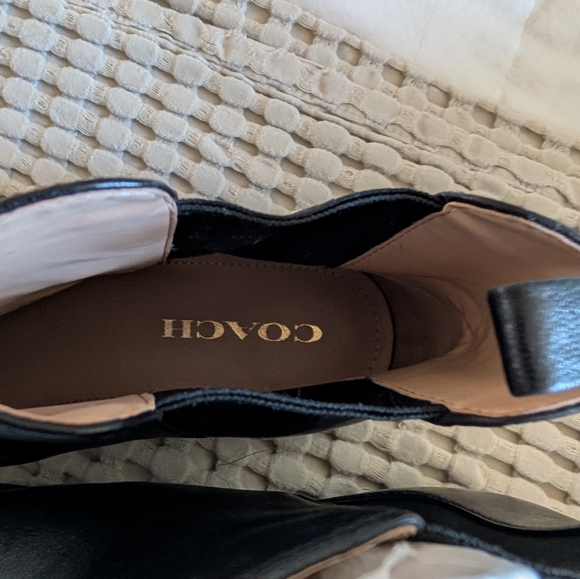 New Coach Nicole Leather Booties - Picture 5 of 9